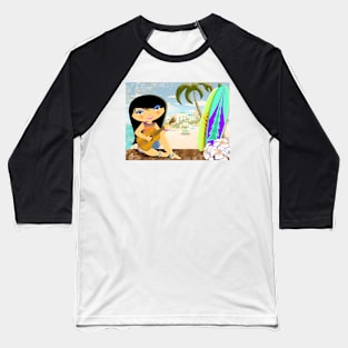 TropoGirl - In Old Waikiki Baseball T-Shirt